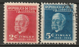 Cuba 1934 Sc 319-20  Set Used - Oblitérés