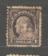 USA 1916 $1 Purple-black SG 484  Used - Altri & Non Classificati