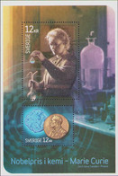 Sweden 2011 Chemistry Nobel Prize For Maria Sklodowska-Curie, Sciencist Atom Use & Models MNH ** - Ungebraucht