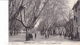 Roquemaure La Pousterle Cours Et Promenade 2eme Vue, Peu Courante - Roquemaure