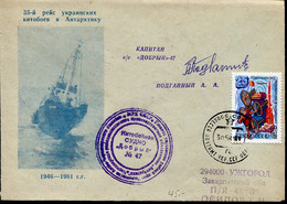 UDSSR Antarktis Walfang- Und Forschungsfahrten, Schiffe Und Fauna  - USSR Antarctica Whaling And Research Cruises Ships - Autres & Non Classés