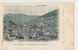 42 - Loire -  Bourg Argental - Vue Générale Prise Du Chataigneraie -colorisée - Bourg Argental