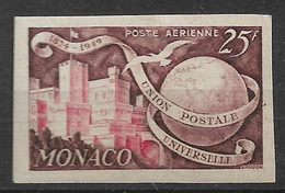 Monaco PA 45* Essai De Couleur Non Dentelé. - Plaatfouten En Curiosa