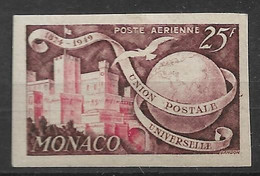 Monaco PA 45* Essai De Couleur Non Dentelé. - Errors And Oddities
