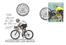 Luxembourg 2017 FDC Tour De France Cyclisme Mondorf-les-Bains Départ ¦ Cycling Start ¦ Radsport Abfahrt - Covers & Documents