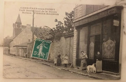 78-CARRIERES-sous-POISSY- Café-Restaurant De La Mairie-Maison TISSIER-BARROIS. - Carrieres Sous Poissy