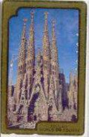 SPAIN_JAPA : EM040 La Sagrada Familia In Gold TOBU World Square USED - Altri & Non Classificati