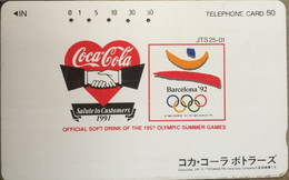 SPAIN_JAPAN : EM058 COCA-COLA JTS25-01 Salute To Customers USED - Altri & Non Classificati