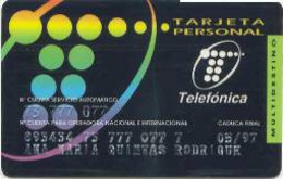 SPAIN : BMP008 Tar. Personal M/destino USED - Sonstige & Ohne Zuordnung