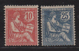 Type Mouchon - N°124 + 127 - * Neufs Avec Trace De Charniere - Cote 170€ - Otros & Sin Clasificación