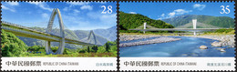 Taiwan 2020 Suhua Highway Stamps Bridge River - Neufs