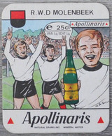 Sous-bock Apollinaris Football Supporters Fans RWD Molenbeek RWDM Bierviltje Bierdeckel Coaster (CX) - Sous-bocks