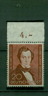 Berlin   Lortzing Nr 74 Postfrisch ** Oberrand - Unused Stamps