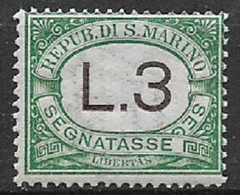 SAN MARINO 1924 SEGNATASSE SASS.16 MNH XF+++++++++++++++++++++++ - Segnatasse