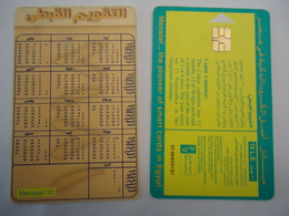 EGYPT  USED CARDS CALENDAR - Aegypten