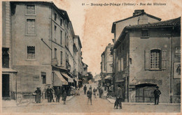 Bourg De Péage (Drôme) Rue Des Minimes, Entrée Sur La Place Du Marché - Edition B.F. Paris - Carte Animée N° 41 - Bourg-de-Péage