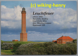 Norderney - Leuchtturm 3   Leuchtfeuer   Mit Stempel Leuchtturm Norderney - Norderney