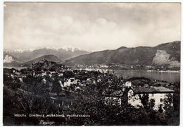 VEDUTA GENERALE MUSADINO VALTRAVAGLIA - PORTO VALTRAVAGLIA - LUINO - VARESE - 1956 - Luino