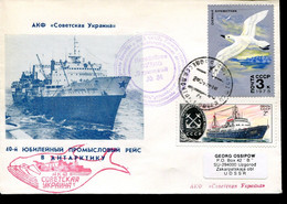 UDSSR Antarktis Walfang- Und Forschungsfahrten, Schiffe Und Fauna  - USSR Antarctica Whaling And Research Cruises Ships - Autres & Non Classés