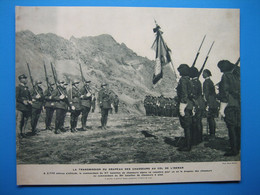 (1934) La Transmission Du Drapeau Des Chasseurs Alpins Au Col De L'Iseran, En Présence Du Général Dosse - Unclassified