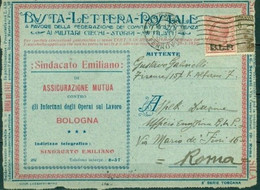 V6905 ITALIA 1923 REGNO B.L.P. 10 C. III Tipo (Sass. 13)  Su Busta Lettera Postale Della Serie Toscana 2 Da Firenze 12.I - Francobolli Per Buste Pubblicitarie (BLP)