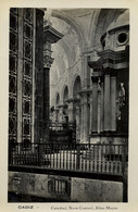 CÁDIZ , T.P.  NO CIRCULADA , CATEDRAL , NAVE CENTRAL , ALTAR MAYOR , ED. ALFA - Cádiz