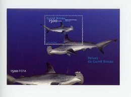 Guinée Bisssau 2002-Poissons ,Baleine YT 1047/9+B133-MNH*** - Fische