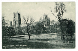 Ref 1441  -  Early Postcard - Ely Cathedral From The Park - Cambridgeshire - Ely