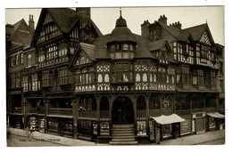 Ref 1441  - J. Salmon Early Postcard - The Cross & Old Buildings - Chester Cheshire - Chester