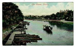 Ref 1441  - Early Postcard - The Groves & River Dee - Chester Cheshire - Chester