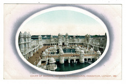 Ref 1441  - 1909 Postcard Court Of Honour Imperial International Exhibition- London - Expositions