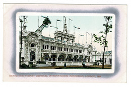 Ref 1441  - 1909 Postcard - Grand Restaurant - Imperial  Exhibition  London - Expositions