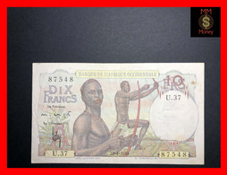 FRENCH WEST AFRICA  - Afrique Occidentale  10 Francs  22.4.1948   P. 37   VF+ - Other - Africa