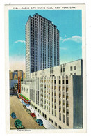 Ref 1442 - Early USA Postcard - Radio City Music Hall - New York - Other Monuments & Buildings