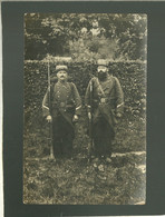 Carte Photo 2 Militaires 86 Sur Les Cols écrite De Noisy Le Grand En 09/1914 - Weltkrieg 1914-18