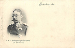 CPA Europe Luxembourg S.K.H. Erbgrossherzog Statthalter Von Luxemburg - Famiglia Reale