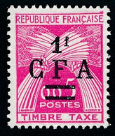 REUNION 1962-64 - Yv. Taxe 45 (=FR TX 90 Surch) **   Cote= 3,50 EUR - Type Gerbes TIMBRE-TAXE 0,05  ..Réf.FRA29171 - Portomarken