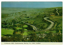 Ref 1443 - 1967 Postcard - Corkscrew Hill Lisdoonvarna - Burren County Clare - Ireland - Clare