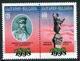 BULGARIA 1998 Liberation From The Turks MNH / **  Michel 4327-28 - Unused Stamps