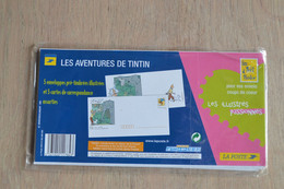 Tintin La Poste 5 Enveloppes Pré-timbrées Illustrées Et 5 Cartes De Correspondance - 1999 - Hergé