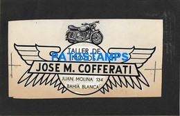 150848 MOTORCYCLE MOTO TALLER JOSE M. COFFERATI STAMPING YABLON MODELO PARA ARMAR EL CALCO NO POSTAL POSTCARD - Motos