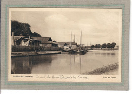 CPA - (57) SARRALBE - Aspect Du Port Du Canal Des Houillères De La Sarre En 1951 - Sarralbe