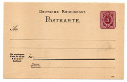 Allemagne  -- Entier Postal CP -n° 789  ---- NEUF  --5 P  Lilas...........à Saisir - Autres & Non Classés