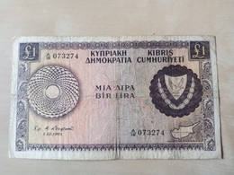 Cyprus 1961 1 Pound Used - Zonder Classificatie