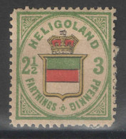 Héligoland - YT 16 * - 1876 - Réimpression - Heligoland (1867-1890)