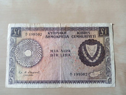 Cyprus 1961 1 Pound Used - Zonder Classificatie