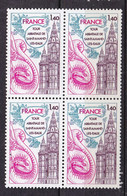 N° 1948 Tour Abbatiale De Saint-Amand-les-Eaux : Bloc De 4 Timbres Neuf Impeccable - Unused Stamps