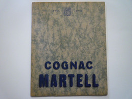 GP 2021 - 49  CAHIER BUVARD  " COGNAC MARTEL "  ( 8 Pages / = 4 Grands Buvards )   XXX - Sonstige & Ohne Zuordnung