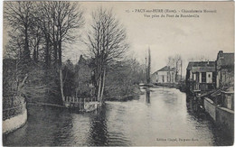 27  Pacy Sur Eure   Choclaterie Moreuil  Vue Prise Du Pont De  Boutdeville - Pacy-sur-Eure