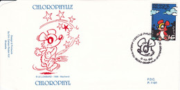 B01-270 2663  BD P1191 FDC   Rare Chlorophyl Chlorophylle Macherot Raymond 5-10-1996 5030 Gembloux €9 - 1991-2000